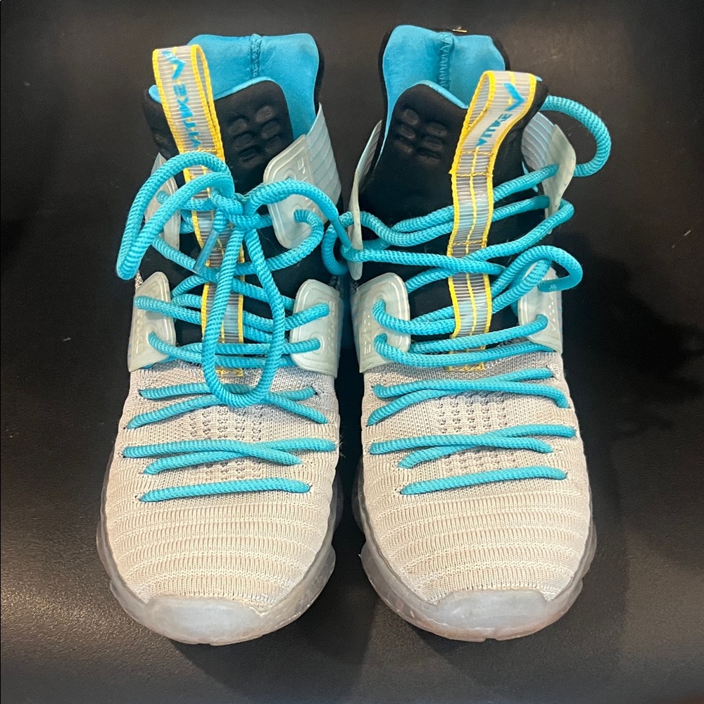 Kids Blue and Gray Athletic Shoes